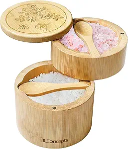 Bamboo Salt and Pepper Box, Bowl