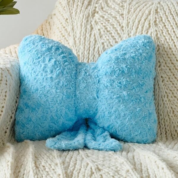 Bow Pillow, Decorative Bow Pillows with Soft Plush