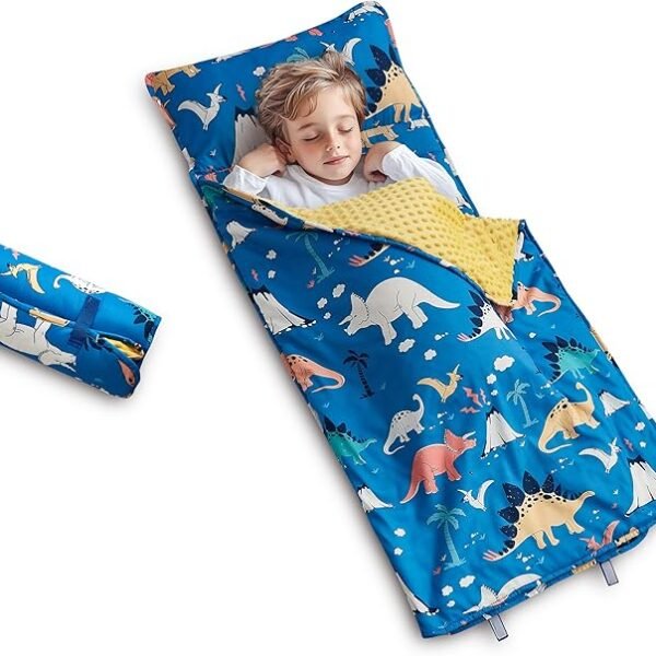 Toddler Nap Mat with Pillow and Blanket