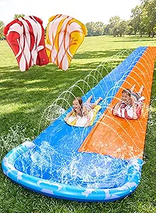 JOYIN 32.5FT Water Slide and 2 Inflatable Boards