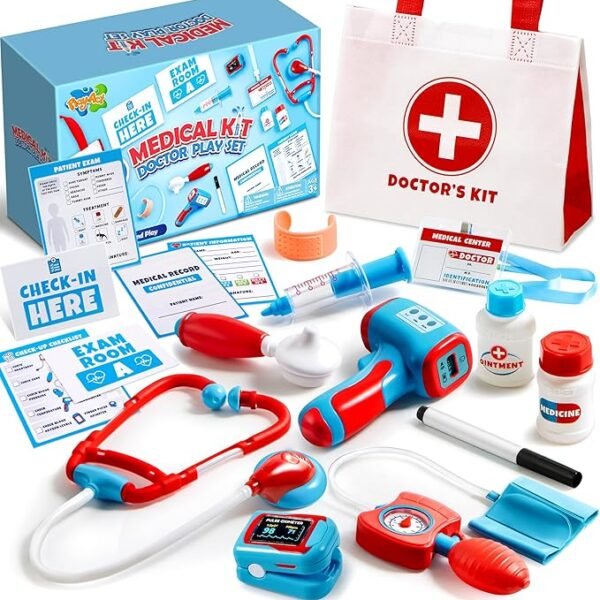 Play-Act Kids Doctor Kit, 16-Piece