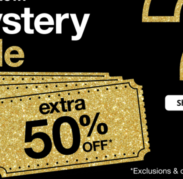 Big savings happening at JCPenney! Mystery sale Shop quick