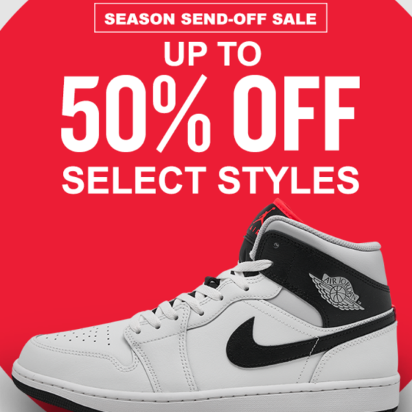 Finish Line Sale extended Up to 50% off