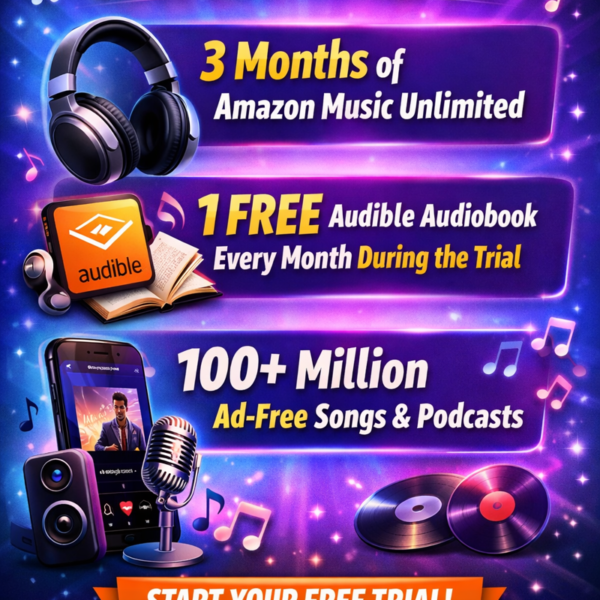 FREE Music + Audiobooks?! YES PLEASE!