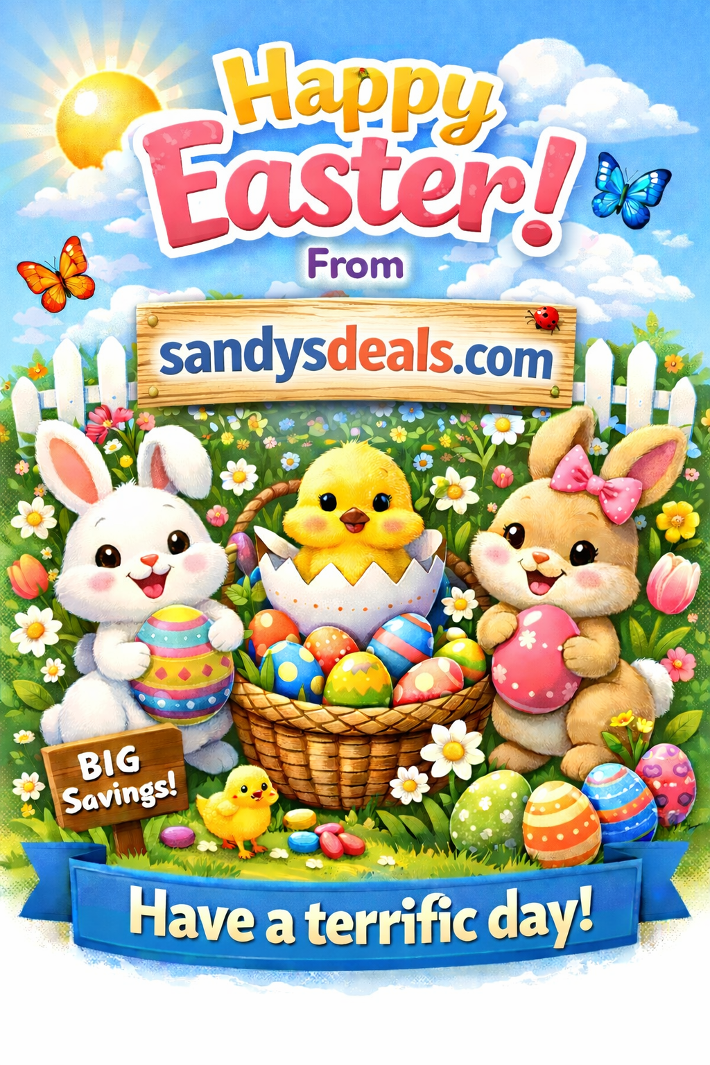 Happy Easter from Sandy’s Deals!