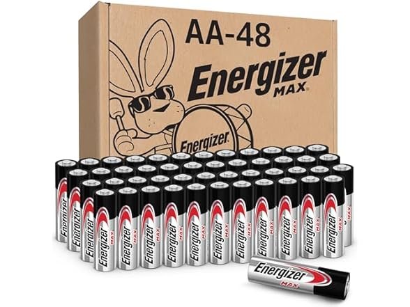 Woot Deal (48 Batteries) Energizer MAX AA Alkaline Batteries $19.99
