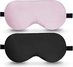 BeeVines 100% Real Mulberry Silk 2 Pack Sleep Mask