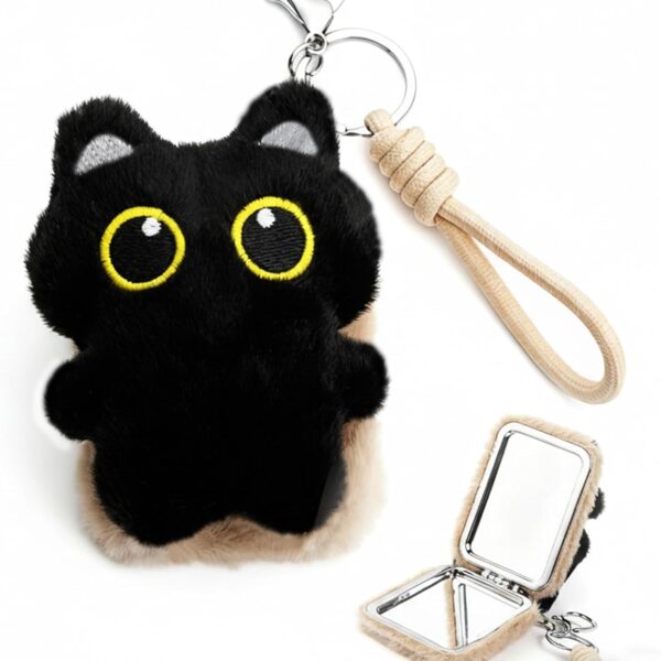 Black Cat Keychain