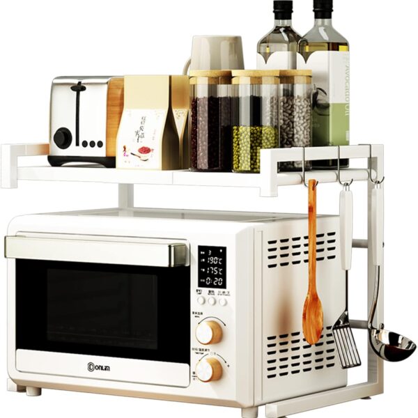 Adjustable Carbon Steel Microwave Oven Rack