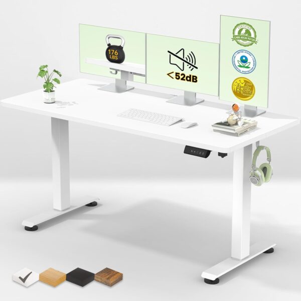 Veken 55 Inch Large Electric Standing Desk