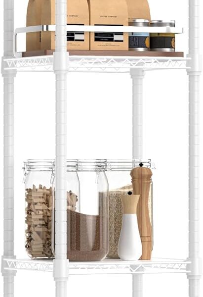 IZEUK 4 Tier Steel Storage Shelves