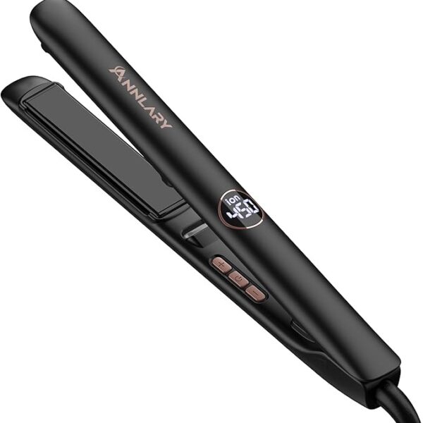 ANNLARY Hair Straightener 1 Inch Flat Iron