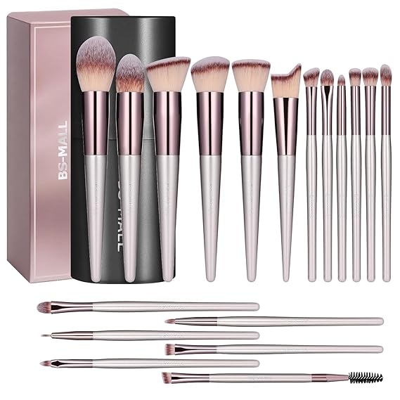 BS-MALL Makeup Brush Set 18 Pcs Professional Foundation