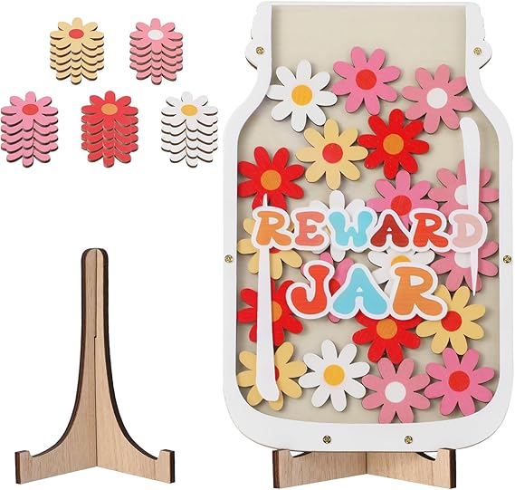 Flowers Reward Jars for Kids