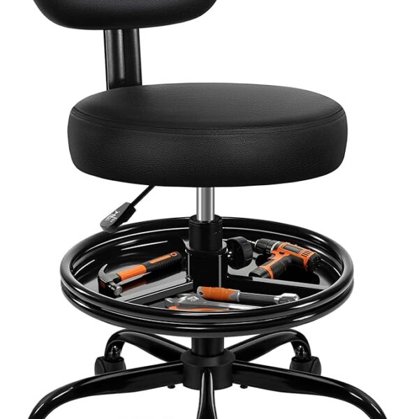 Shop Stool with Wheels for Garage