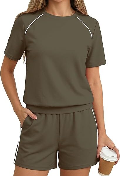 Bornpom Women 2 Piece Shorts Set