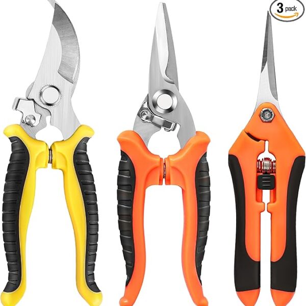 EWPJDK 3 Pack Garden Pruning Shears