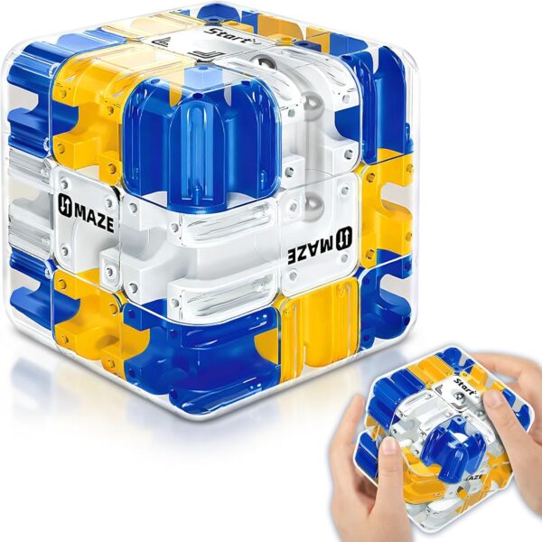 3D Maze Cube Puzzle