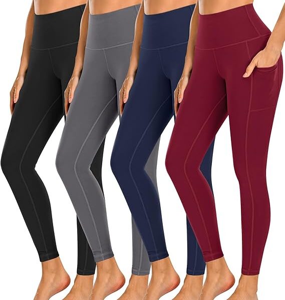 Dimore 4 Pack Workout Leggings