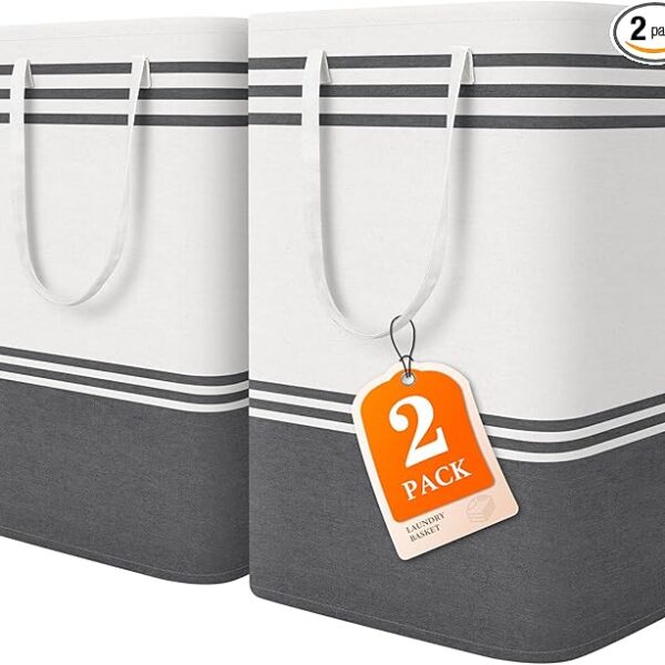 Price Drop 2 Pack Large Laundry Baskets, Laundry Hampers