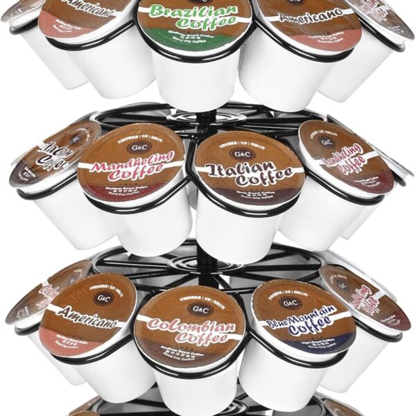 ROWISE K-Cup Pod Carousel Holder and Organizer