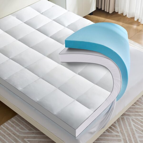 4 Inch Dual Layer Mattress Topper Twin Size