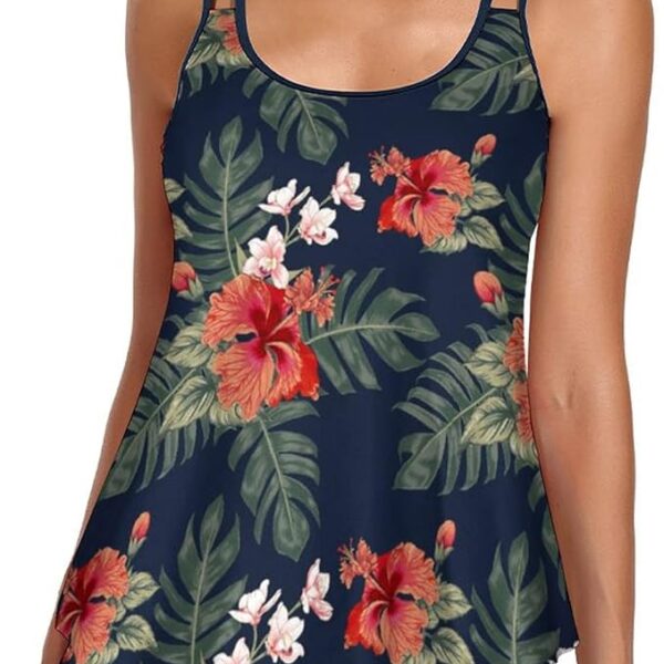 Urchics 2026 Women Two Piece Tankini Swimsuit Tumm