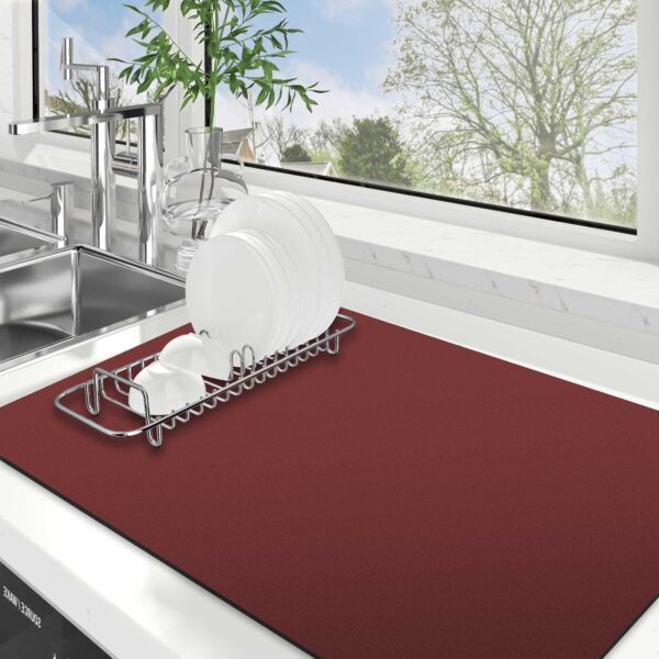 WISELIFE Dish Drying Mat Super Absorbent Drying Mat