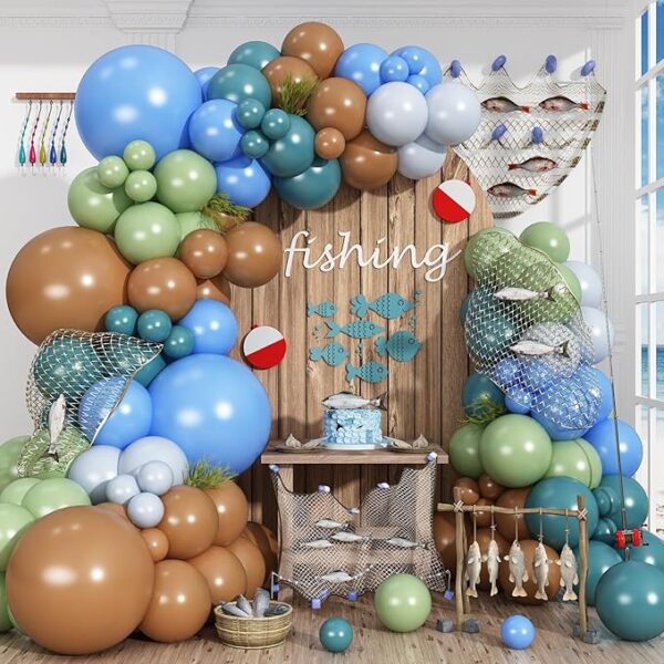 Gone Fishing Balloon Garland Arch Kit