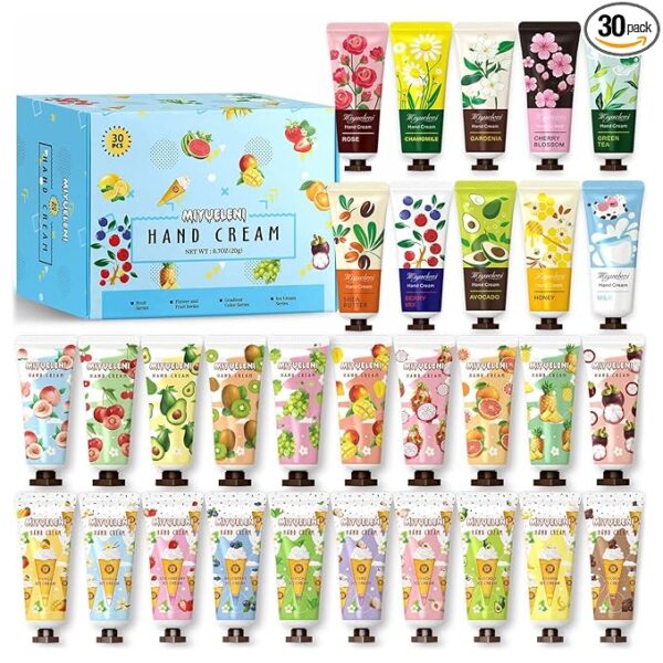 30 Pack Hand Cream Gift Set,Easter Basket Stuffers,Mothers Day Gifts