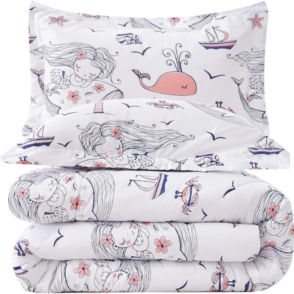 JSD Mermaid Comforter Set Queen Size