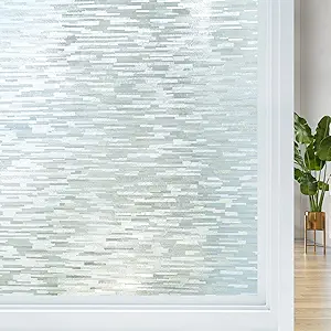 Haton Window Privacy Film, Frosted Glass Film
