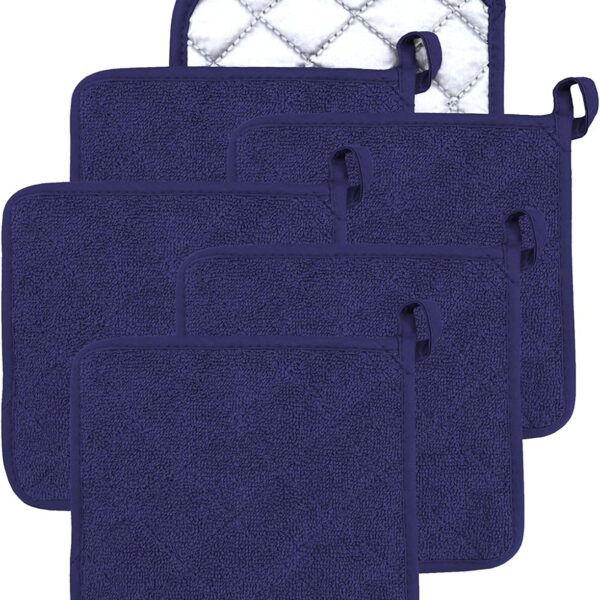 Oven Pot Holder Cotton Heat Resistant Terry Potholder