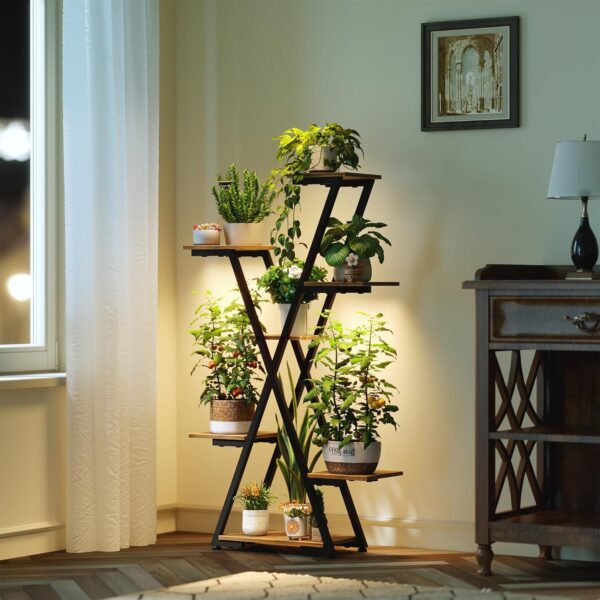 Plant Stand Indoor with Grow Lights
