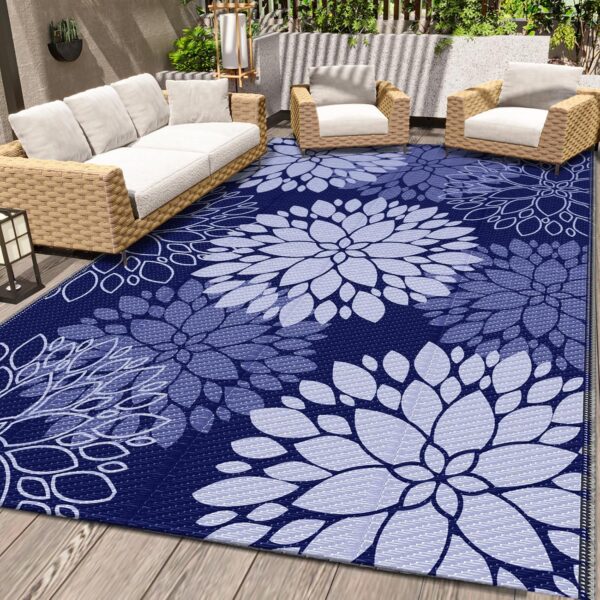 Outdoor Rug Waterproof Outdoor Plastic Straw Rug