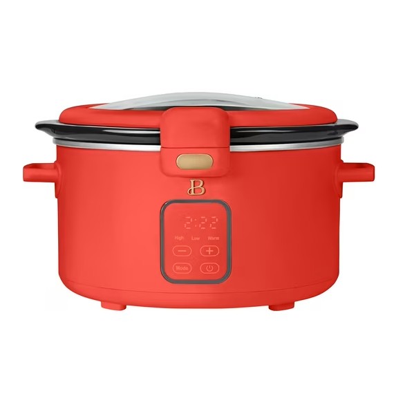 Walmart Rollback Beautiful 4 Qt Digital Slow Cooker with Hinged Locking Lid