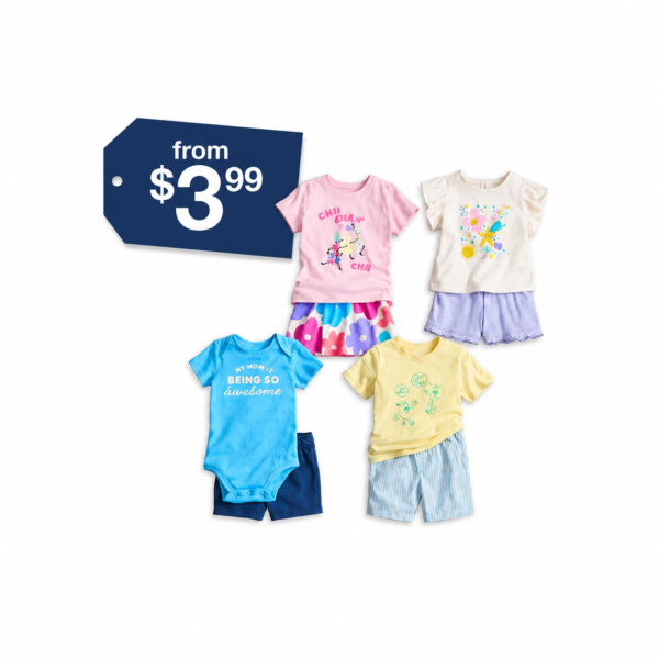 JCPenney's Starting at $3.99 Okie Dokie Babies’ Or Toddlers’ Clothes