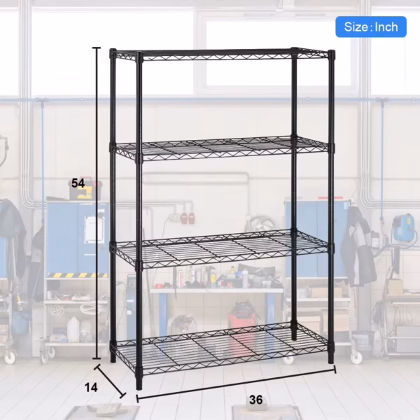 Walmart Flash sale  4 Shelf Wire Shelving Unit Garage