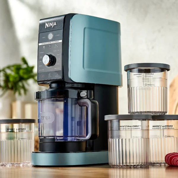 QVC Ninja CREAMi Deluxe XL 11-in-1 Frozen Treat Maker w/ Extra Pints