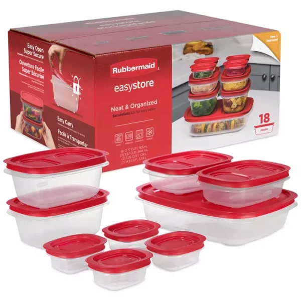 Macy’s 9pc Rubbermaid Food Storage + Lid Set $15