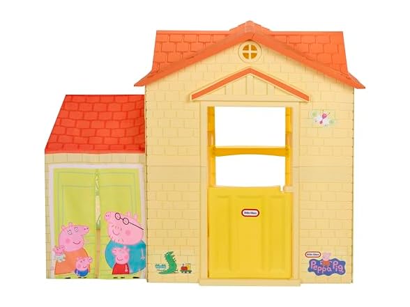 WOOT Price Drop! Little Tikes Peppa Pig Playhouse Indoor & Outdoor with Working Doors and Tunnel