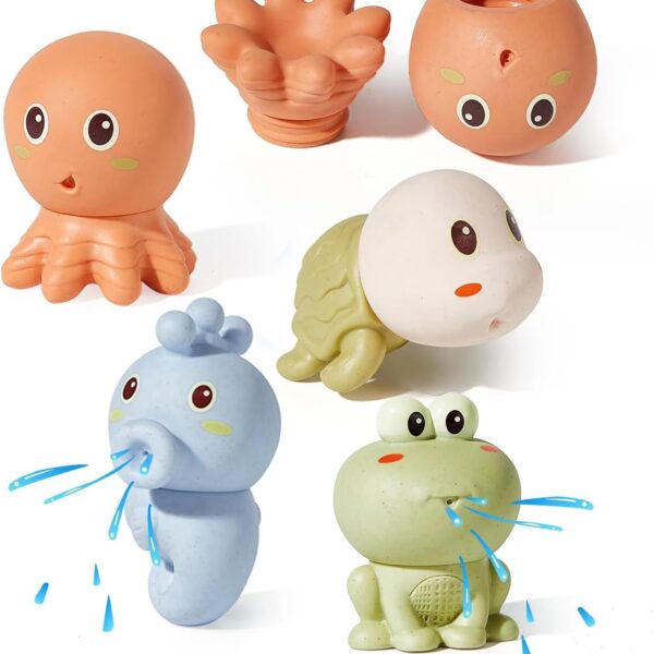 AMCHSURI Squirting Animal Bath Toys for Babies