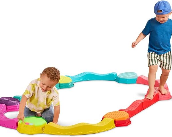 B. toys - Balance & Groove Set - Balance Beam for Kids
