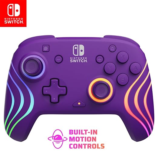 PDP Gaming Afterglow Wave Wireless Nintendo Switch Pro