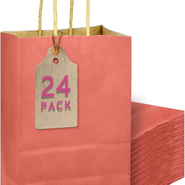 Rose Red Gift Bag with Handles
