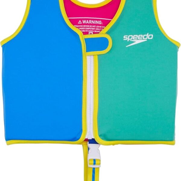 Speedo Kids' Begin to Swim Flotation Classic Life Vest UPF 50