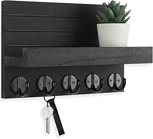 Lwenki Key Holder for Wall, Decorative Key and Mail Holder