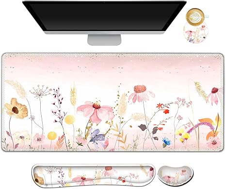 AIMSA Keyboard Mouse Pad Wrist Rest