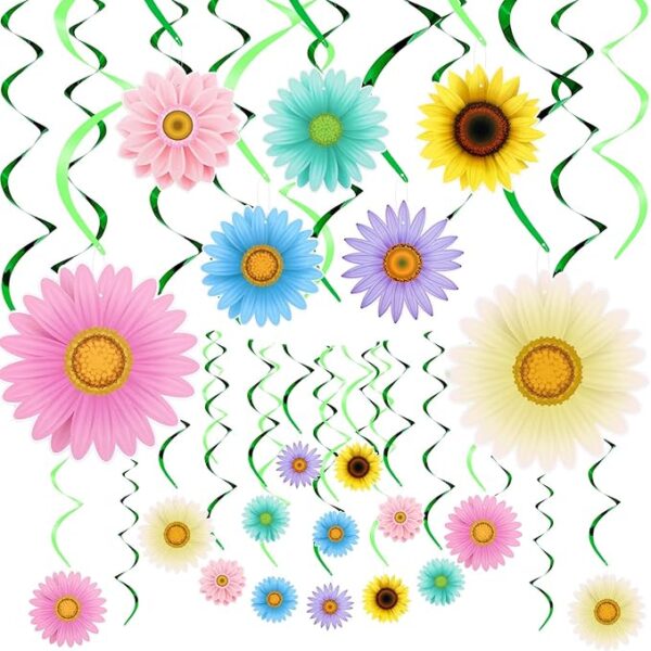 Eersida 42 Pieces Spring Sun Flowers