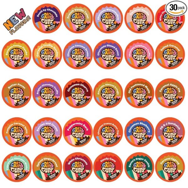 Crazy Cups Flavored Coffee in Single Serve Coffee Pods
